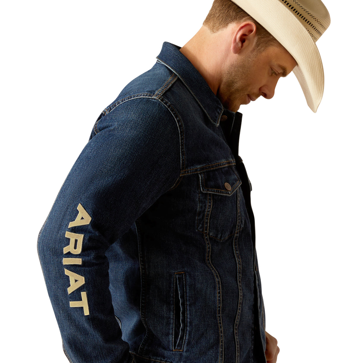 Chamarra Ariat De Mezclilla Team Trucker