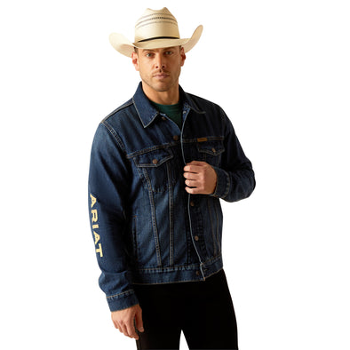 Chamarra Ariat De Mezclilla Team Trucker
