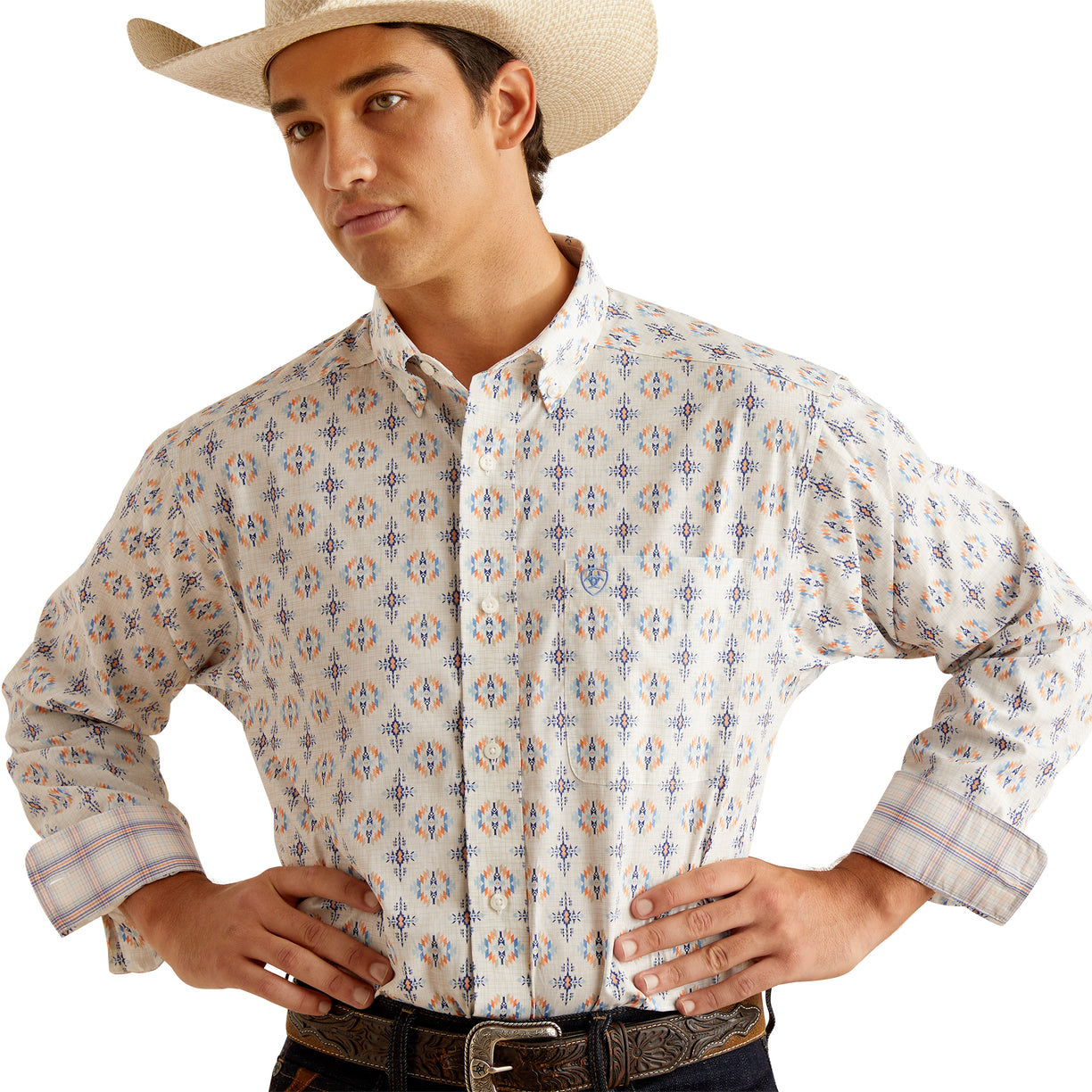 Camisa Ariat Libre De Arrugas Remington Corte Clásico