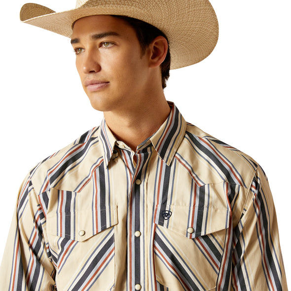 Camisa Ariat Phillip Corte Clásico Botón a Presión