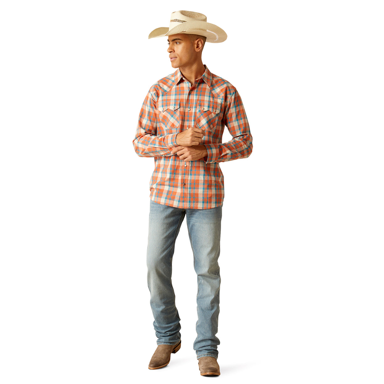 Camisa Ariat Hilario Corte Retro