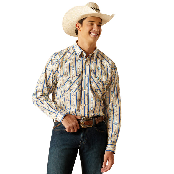 Camisa Ariat Preston Corte Clásico Botón A Presión