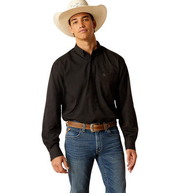 Camisa Ariat 360 Airflow Negro Corte Clásico