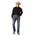 Camisa Ariat 360 Airflow Negro Corte Clásico