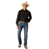 Camisa Ariat 360 Airflow Negro Corte Clásico