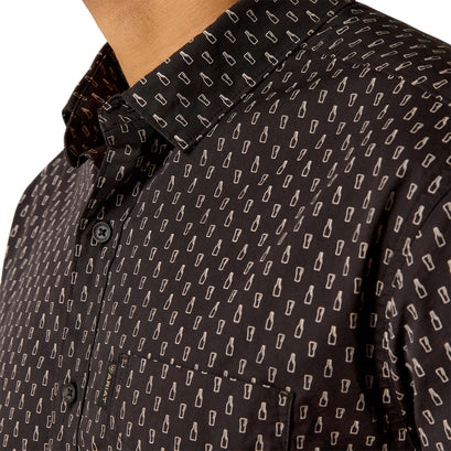Camisa Ariat Mitchell Corte Moderno