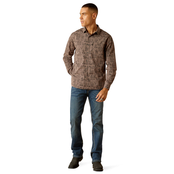 Camisa Ariat Matteo Corte Moderno