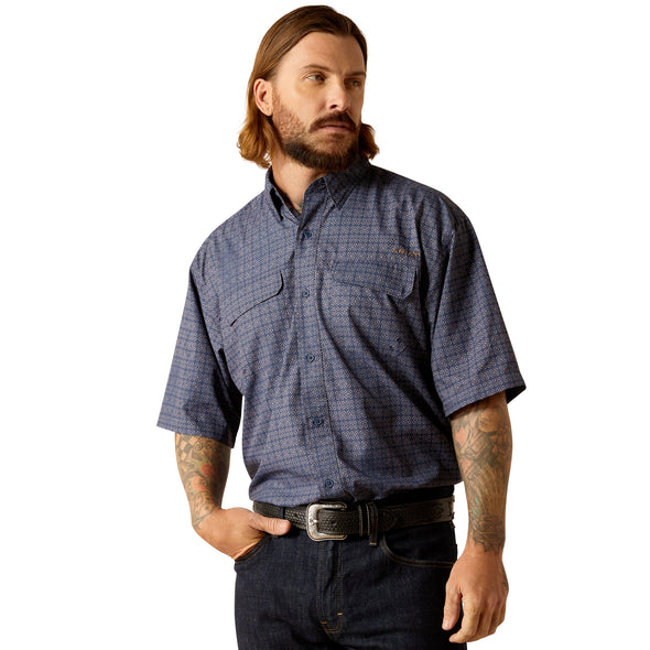 Camisa Ariat VentTEK Outbound Mood Indigo Corte Clásico