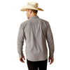 Camisa Ariat Jurlington Chambray Blue Corte Retro Botón A Presión