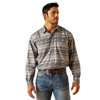 Camisa Ariat VentTEK Outbound Moon Mist Corte Clásico