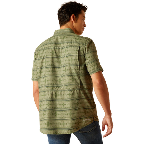 Camisa Ariat VentTEK Outbound Clover Corte Fitted