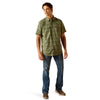 Camisa Ariat VentTEK Outbound Clover Corte Fitted