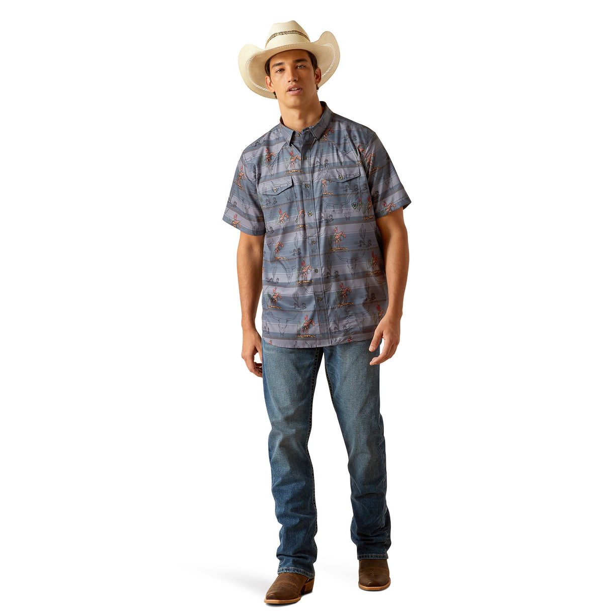 Camisa Ariat VentTEK Corte Fitted