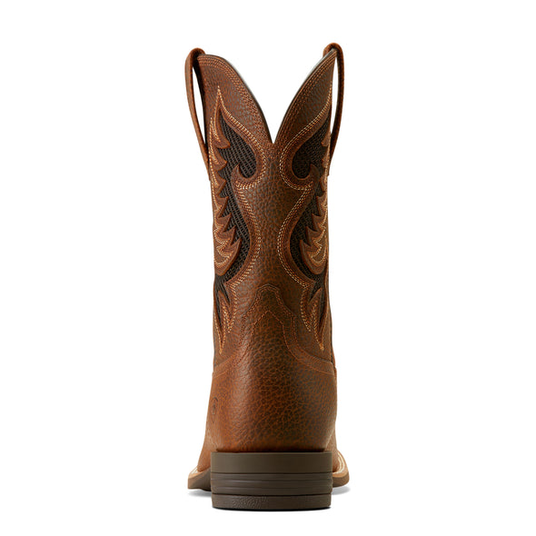 Bota Vaquera Cowpuncher Brown Oiled Rowdy VentTEK™