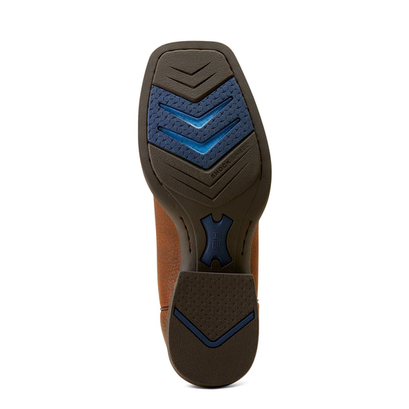 Bota Vaquera Cowpuncher Brown Oiled Rowdy VentTEK™