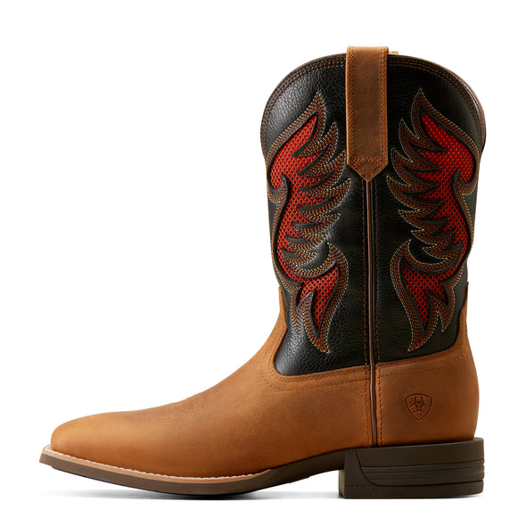 Bota Vaquera Cowpuncher Black Deertan VentTEK™