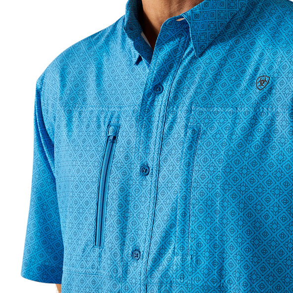 Camisa Ariat VentTEK Brilliant Blue Corte Clásico