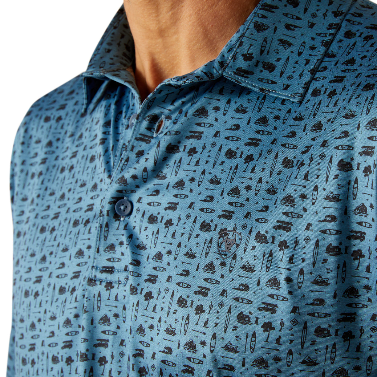 Polo Ariat Charger 2.0 Azul Brillante