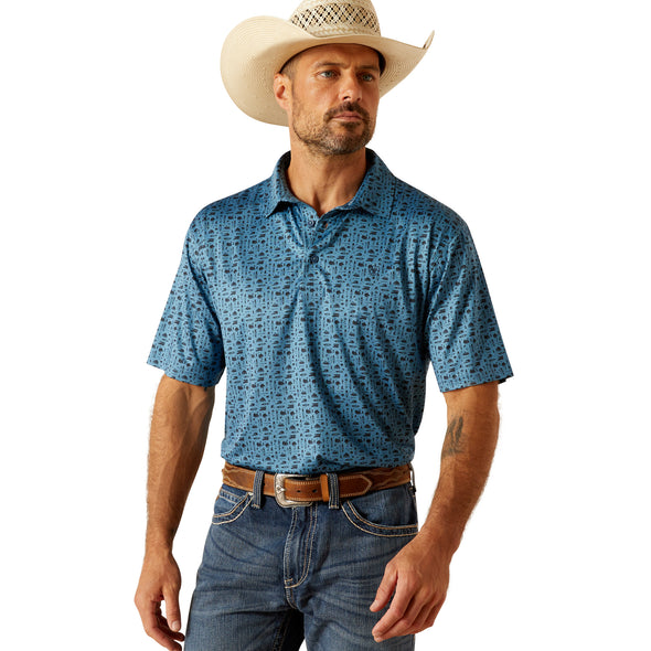 Polo Ariat Charger 2.0 Azul Brillante