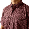 Camisa Ariat VentTEK Dark Redwood Corte Fitted