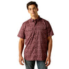 Camisa Ariat VentTEK Dark Redwood Corte Fitted