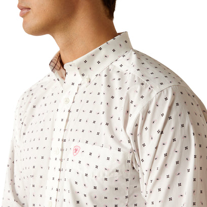 Camisa Ariat Libre De Arrugas Blaze Corte Fitted