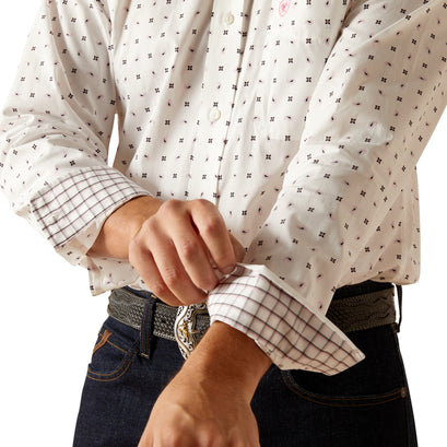 Camisa Ariat Libre De Arrugas Blaze Corte Fitted