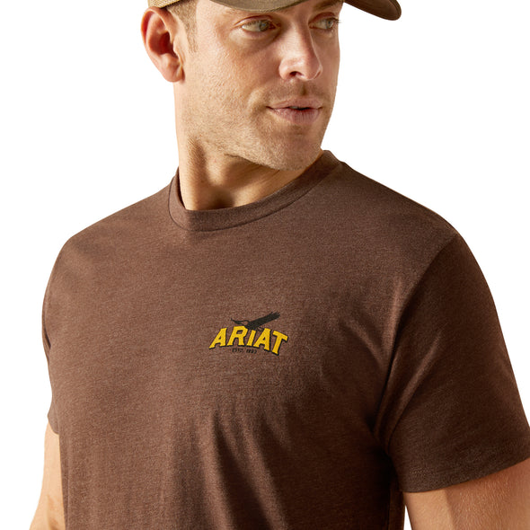 Playera Ariat Bison Sketch Shield
