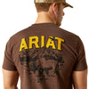 Playera Ariat Bison Sketch Shield