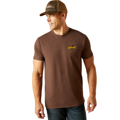 Playera Ariat Bison Sketch Shield