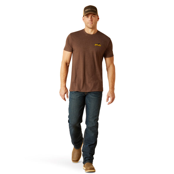 Playera Ariat Bison Sketch Shield