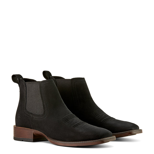Bota Vaquera Ariat Booker Ultra Ante Negro