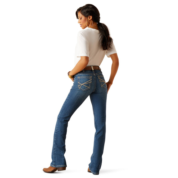 Jeans Ariat Alina Tiro Perfecto Ajuste Flecha Corte de Bota