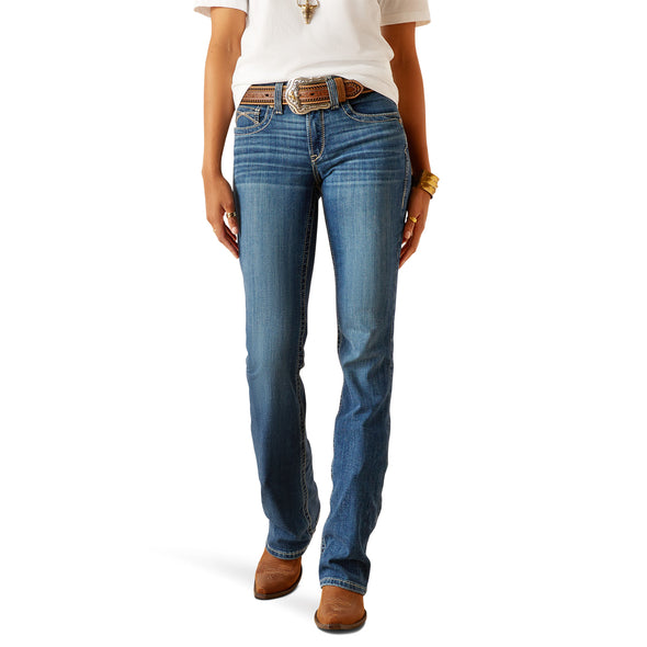 Jeans Ariat Alina Tiro Perfecto Ajuste Flecha Corte de Bota