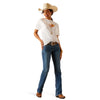 Jeans Ariat Alina Tiro Perfecto Ajuste Flecha Corte de Bota