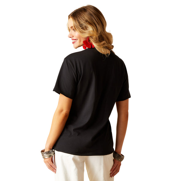 WMS STEER RODEO QUINCY SS TSHRT BLACK