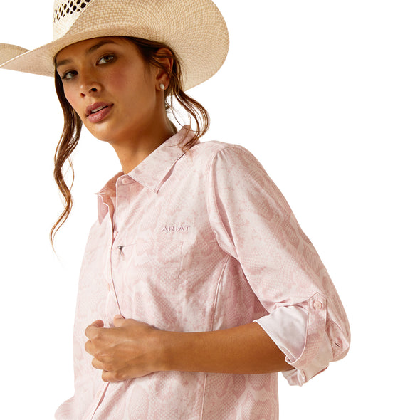 Camisa Ariat VentTEK Stretch Pink Boa