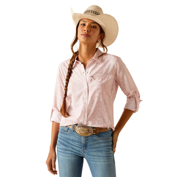 Camisa Ariat VentTEK Stretch Pink Boa