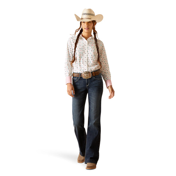 Camisa Ariat Libre De Arrugas Kirby Stretch
