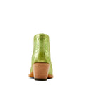 Botín Vaquero Dixon Electric Green Apple Tacón Bajo