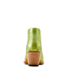 Botín Vaquero Dixon Electric Green Apple Tacón Bajo