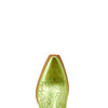 Botín Vaquero Dixon Electric Green Apple Tacón Bajo