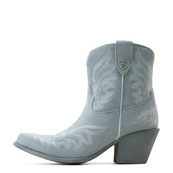 Bota Vaquera Chandler Gamuza Azul