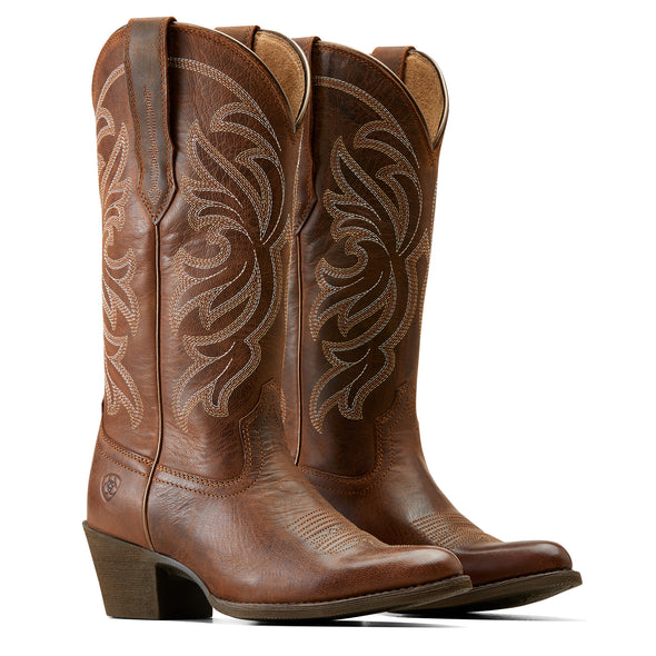 Bota Vaquera Heritage Stretchfit Café