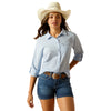 Camisa Ariat VentTEK Stretch Chambray Blue