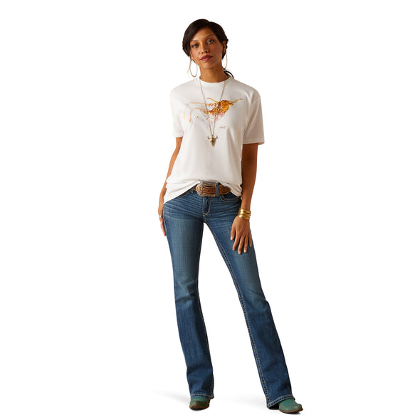 Playera Ariat Maternal Cow