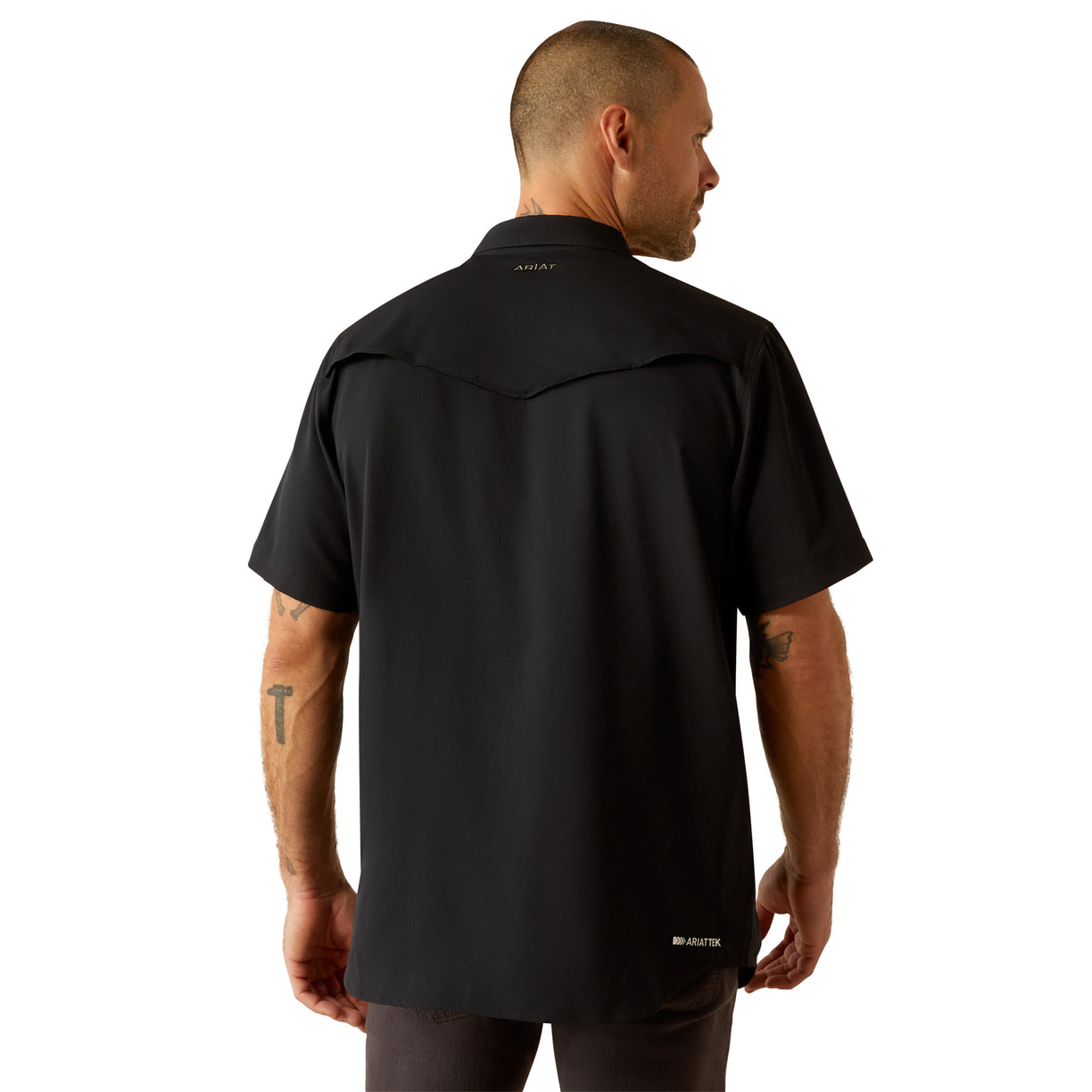 Camisa Ariat VentTEK Negro Corte Fitted