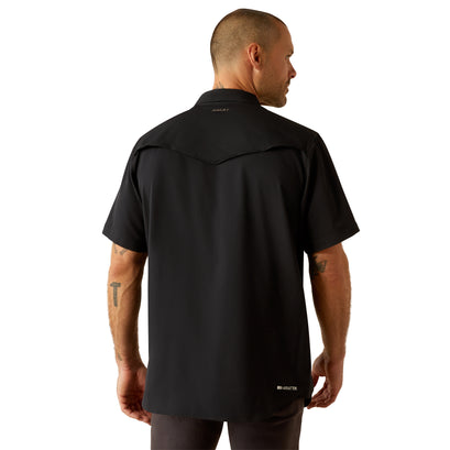Camisa Ariat VentTEK Negro Corte Fitted