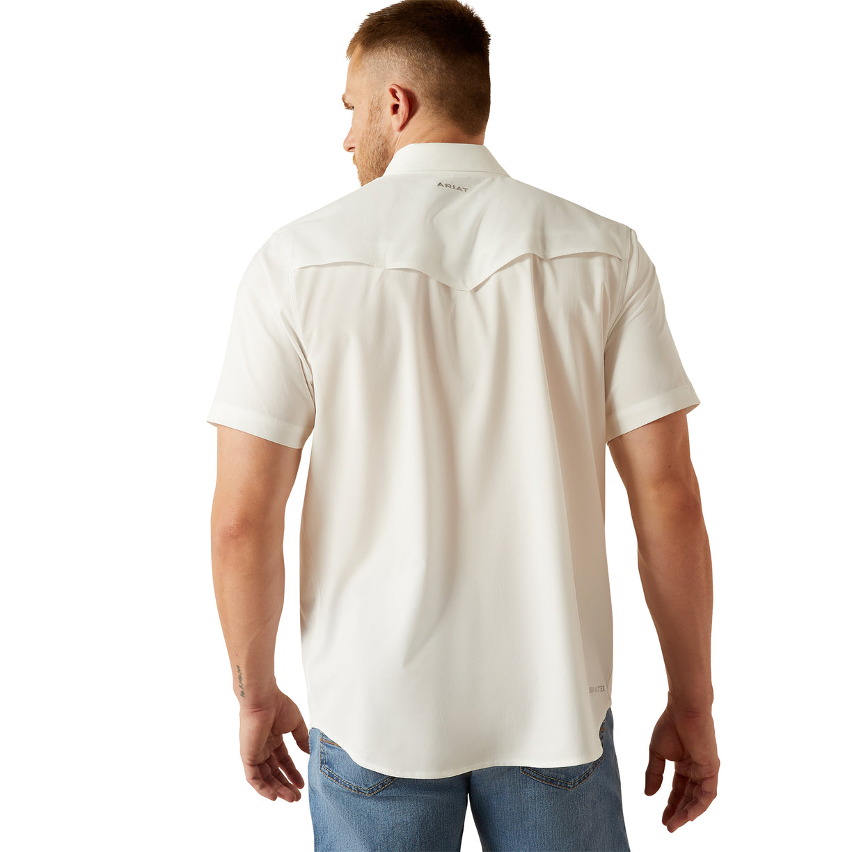 Camisa Ariat VentTEK Blanco Corte Fitted