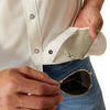 Camisa Ariat VentTEK Blanco Corte Fitted